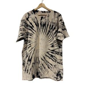 New - Unisex Tie-Dye Linkin’ Park Hybrid Theory Band T-Shirt  in Black and Cream